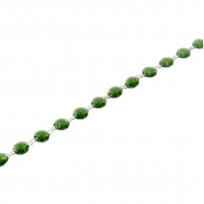 Нить из Хрустальных Подвесок (1 метр) зеленый